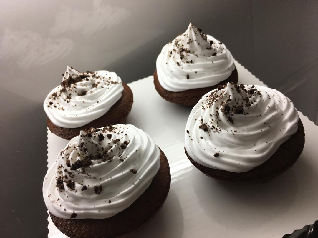 可可巧克力Cupcake纸杯子海绵蛋糕（甜品台都用本方）C6