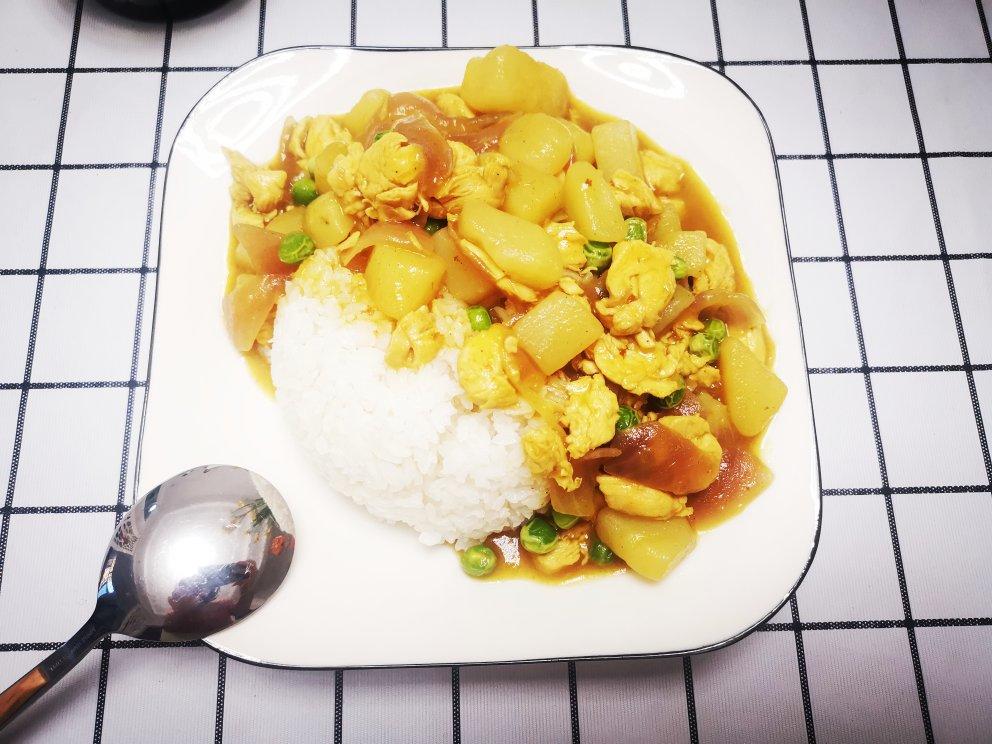 咖喱鸡肉饭