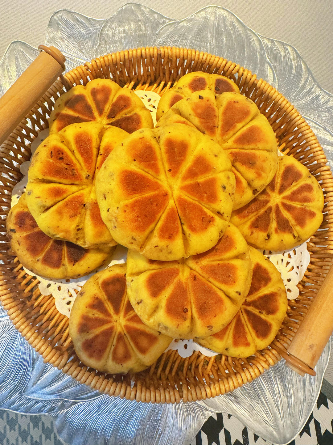 玉米蜜豆锅贴