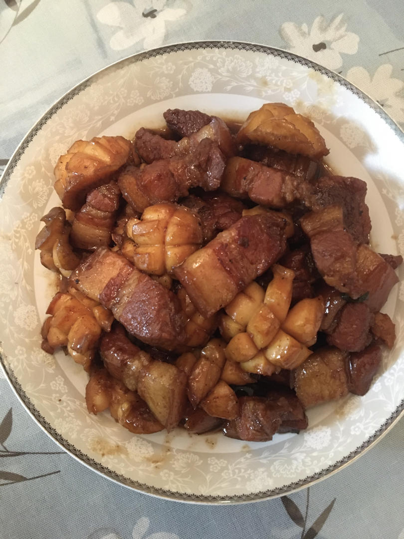 红烧鲍鱼+五花肉