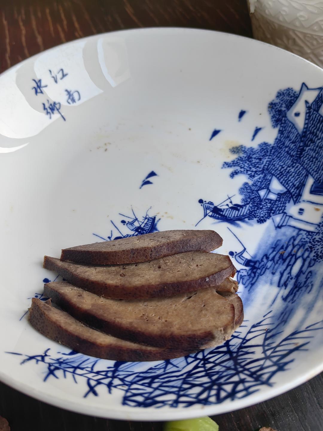 简单至极的白切猪肝