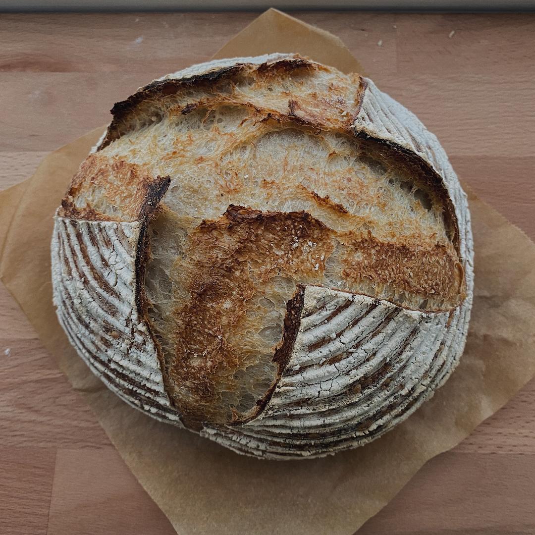 天然酵母sourdough loaf的做法