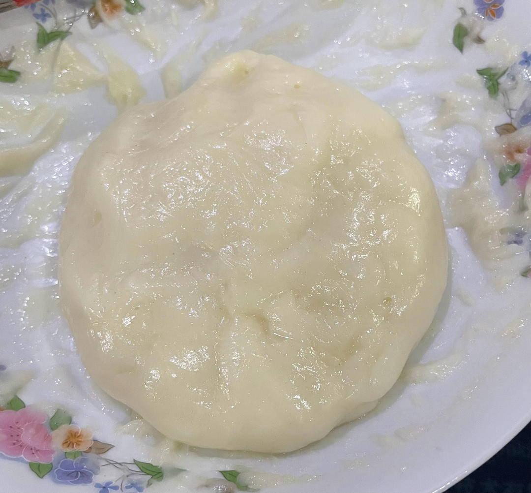 拉丝麻薯隔夜冷藏不变硬的实验成功，三夜依然拉丝