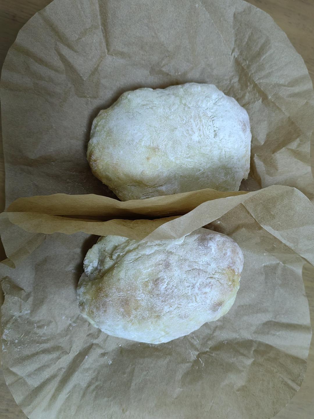 免揉恰巴塔，空气炸锅家庭版