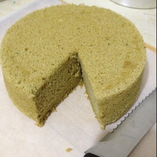 抹茶戚风蛋糕