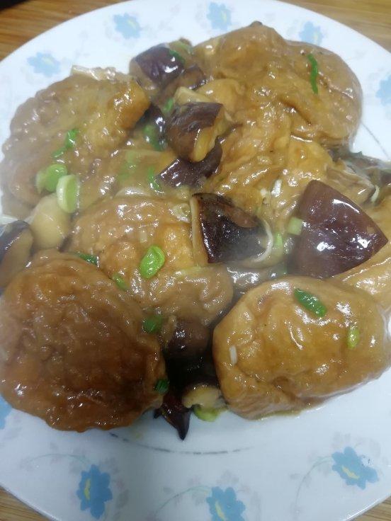 香菇烧面筋