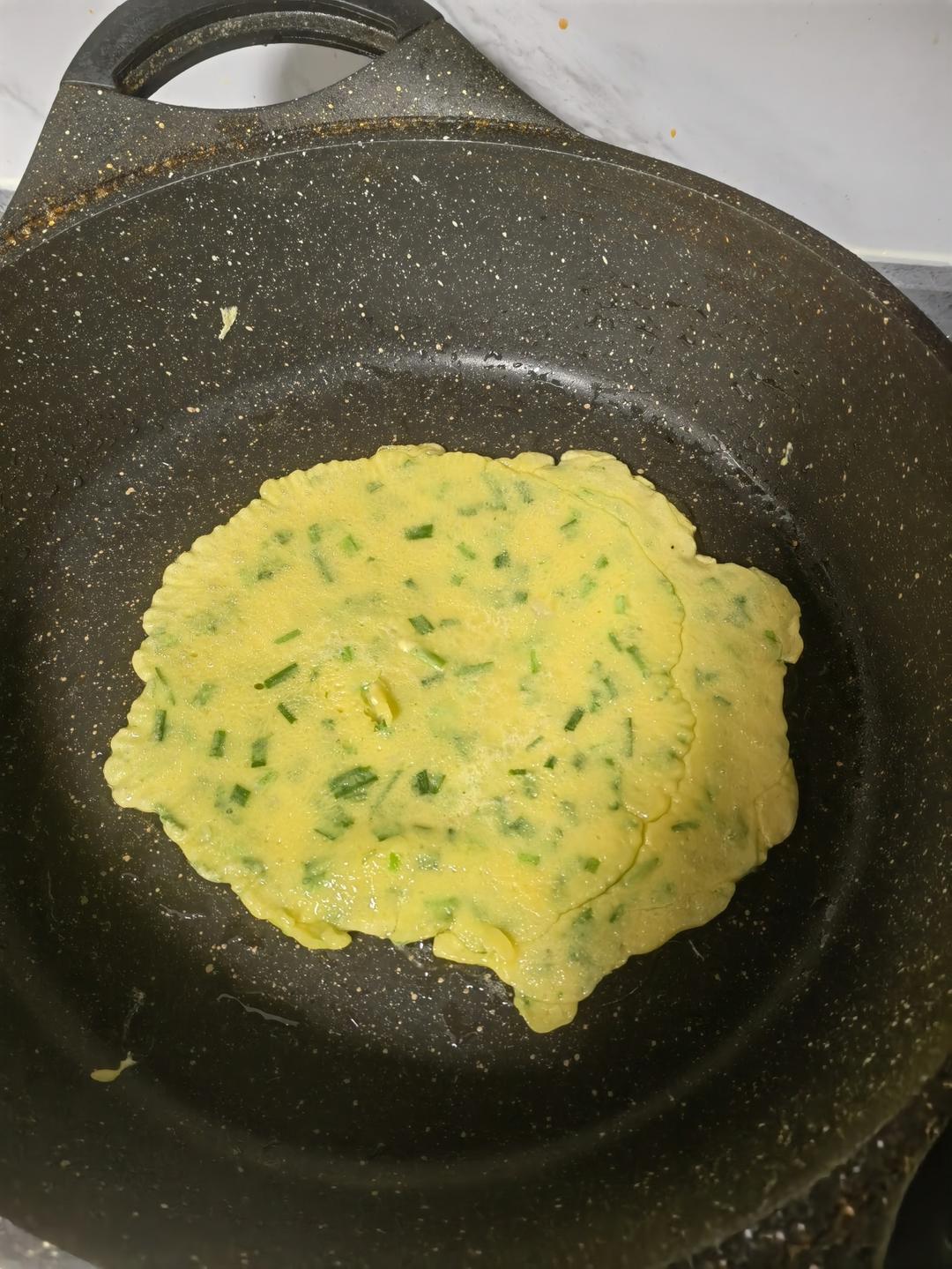百吃不厌的韭菜鸡蛋饼‼️简单零失败㊙️厨房小白也能一次成功‼️