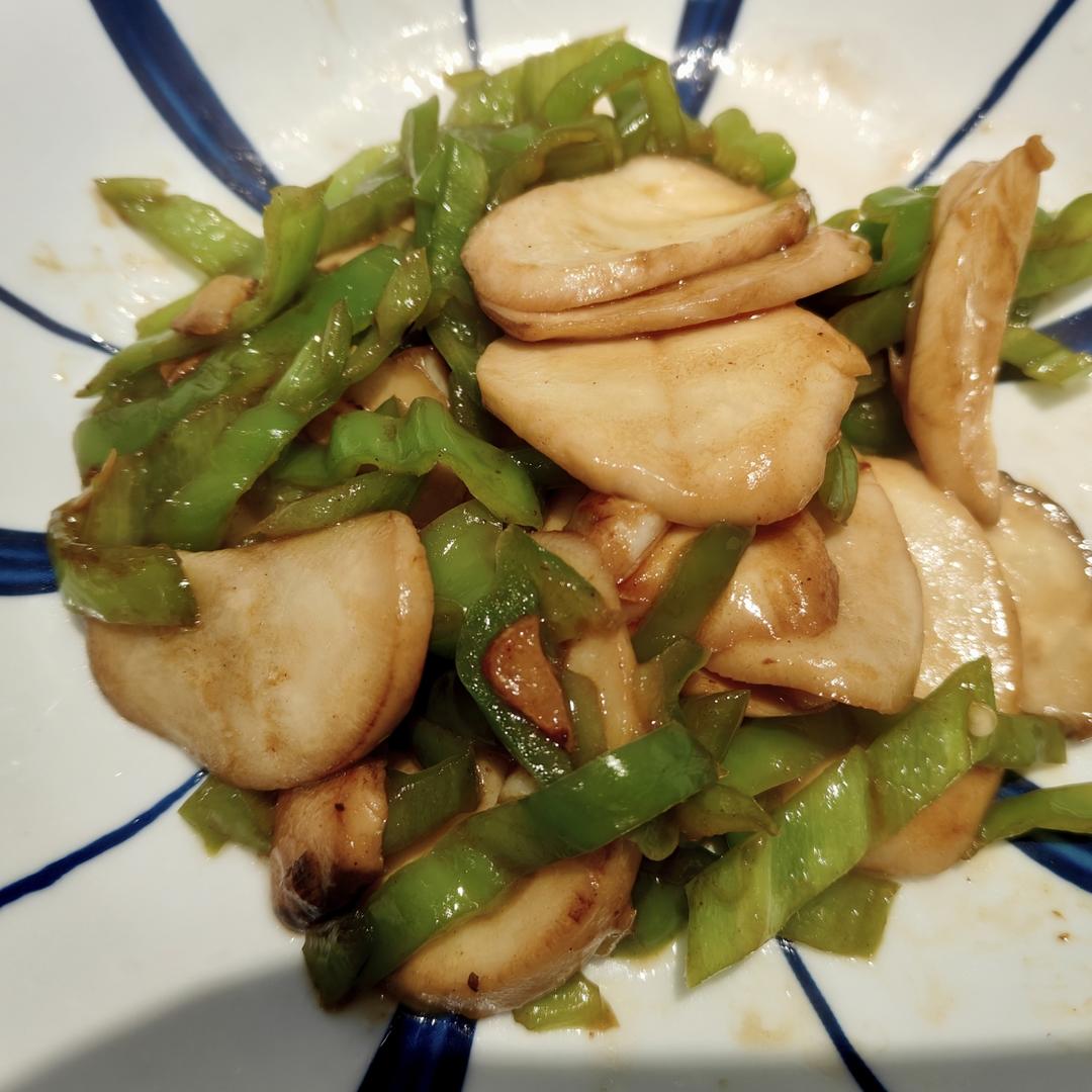杏鲍菇炒青椒