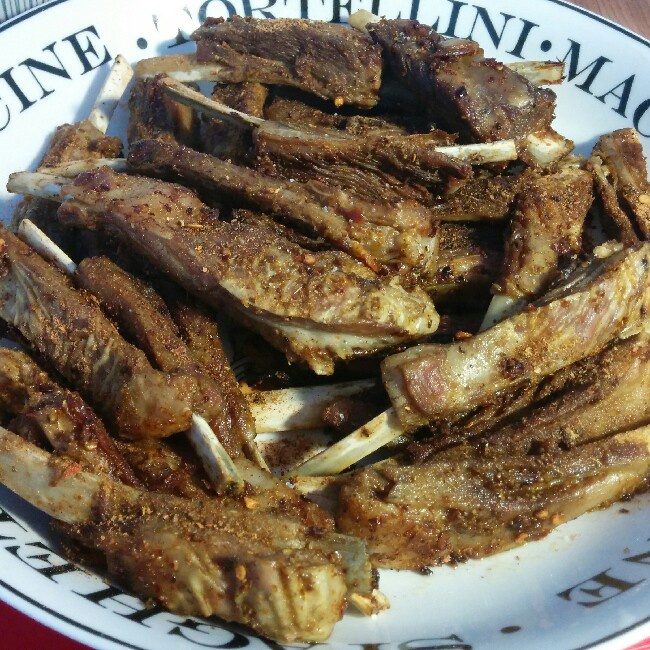 孜然烤羊排
