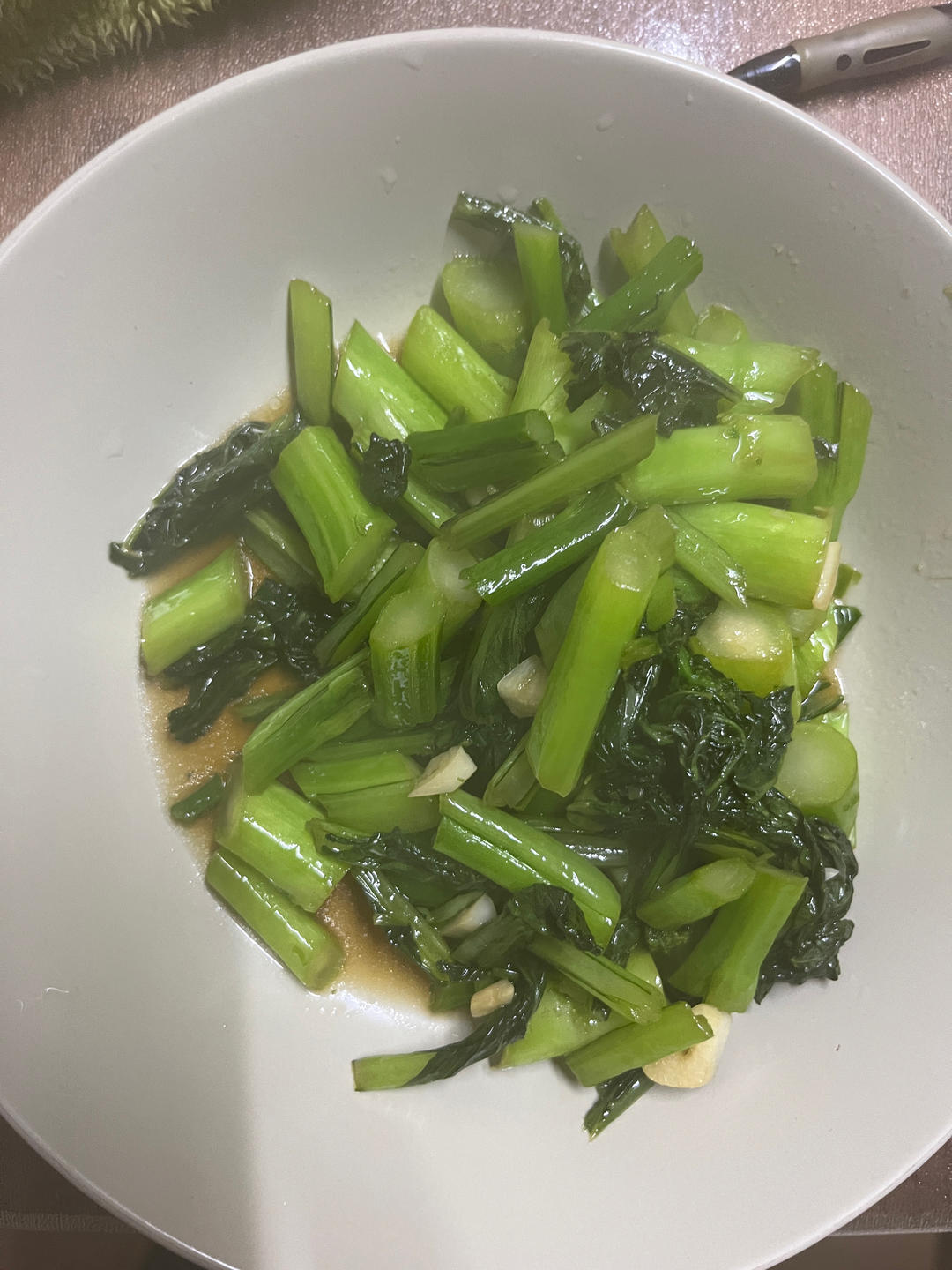 素炒青菜苔