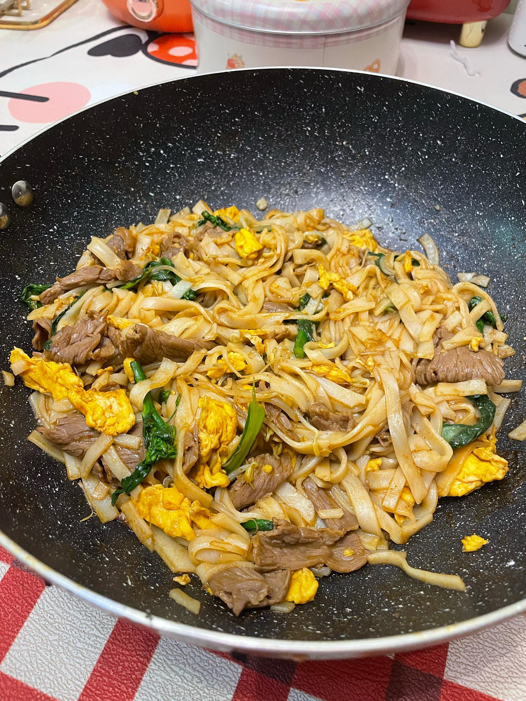 沙茶牛肉炒粿条