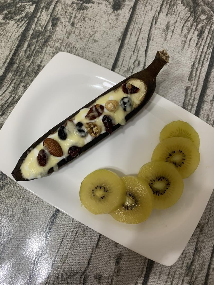 巧克力酱烤香蕉|烤香蕉对身体的好处