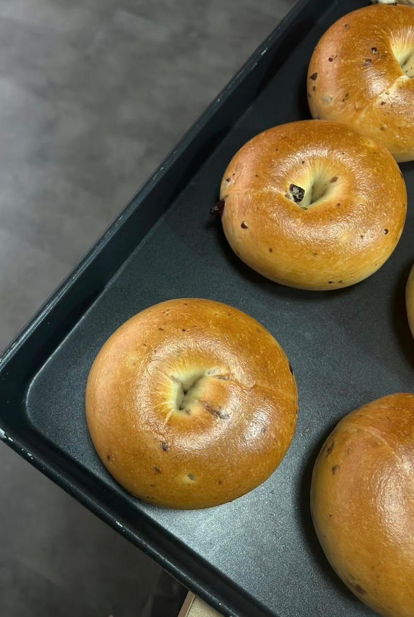 无油无糖全麦奇亚籽贝果