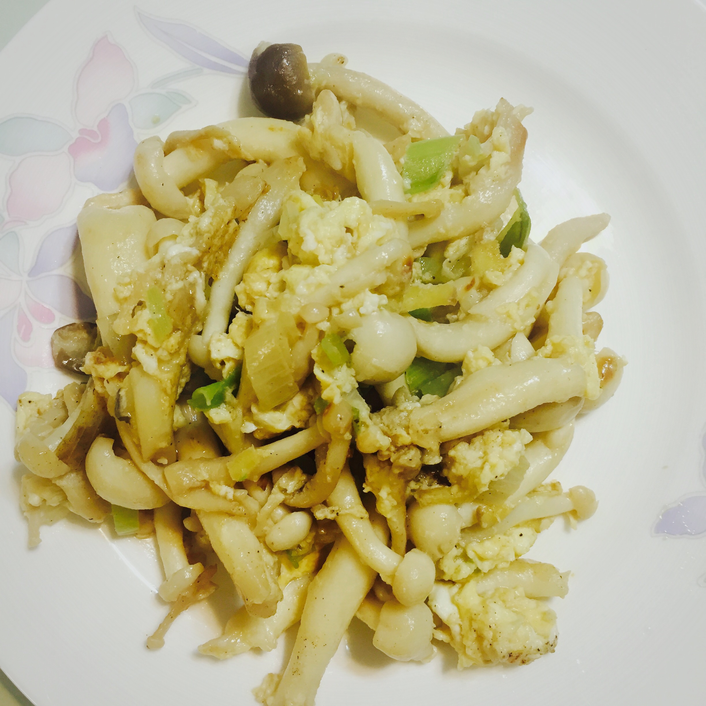 爸爸的大葱蘑菇炒蛋