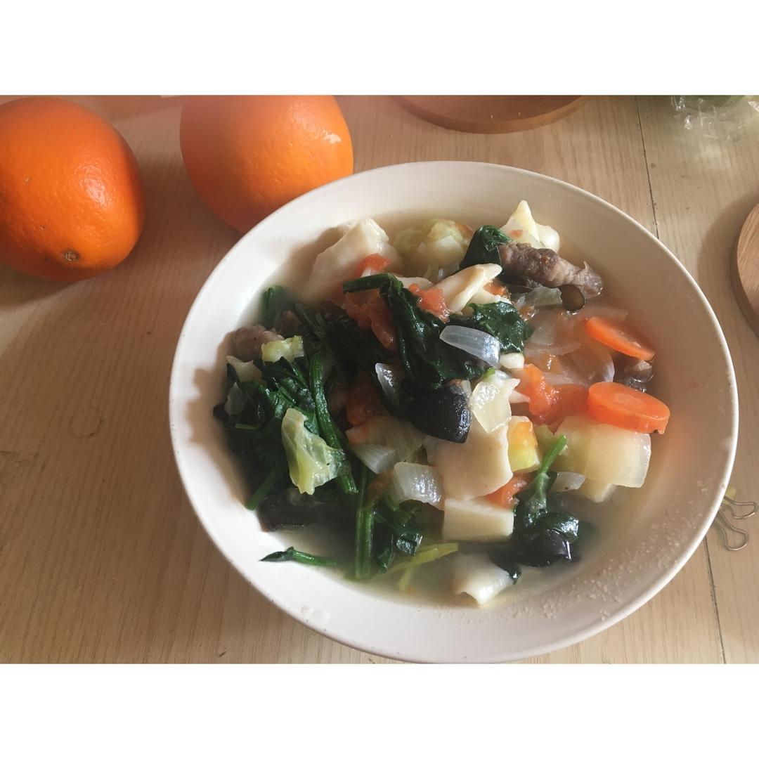 新疆汤饭（揪片子）附揪面片图解