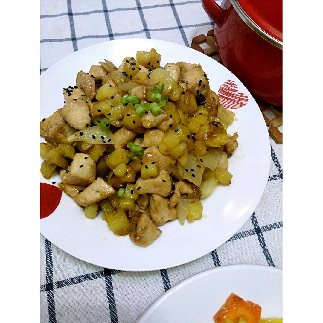 一道怎么做都好吃的干煎土豆鸡丁（红烧，咖喱，椒盐，孜然）