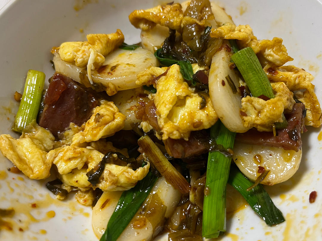 闻着味就香醒的【腾冲炒饵块】！一周吃7次都嫌少！