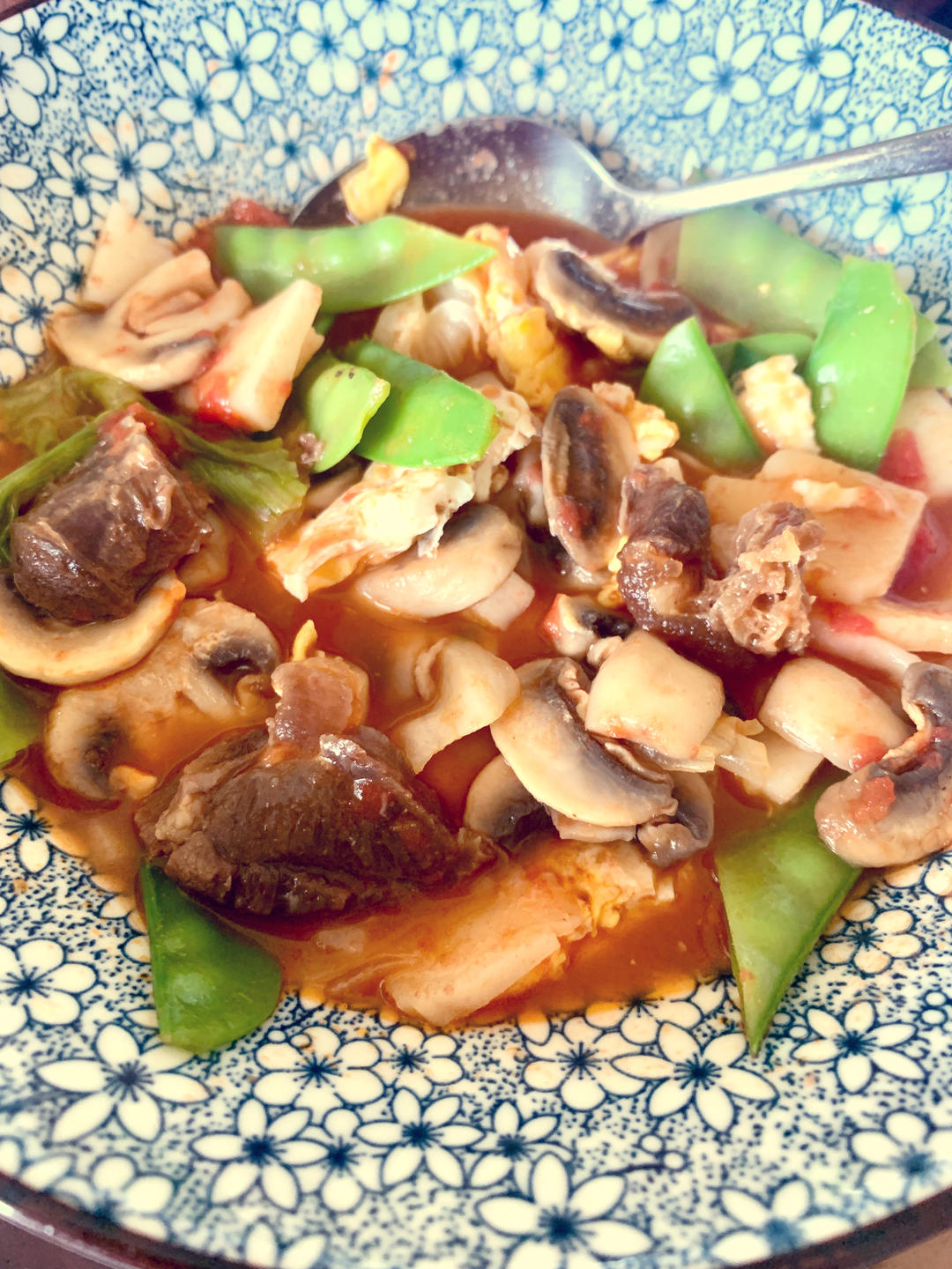 番茄牛肉烩杂蔬