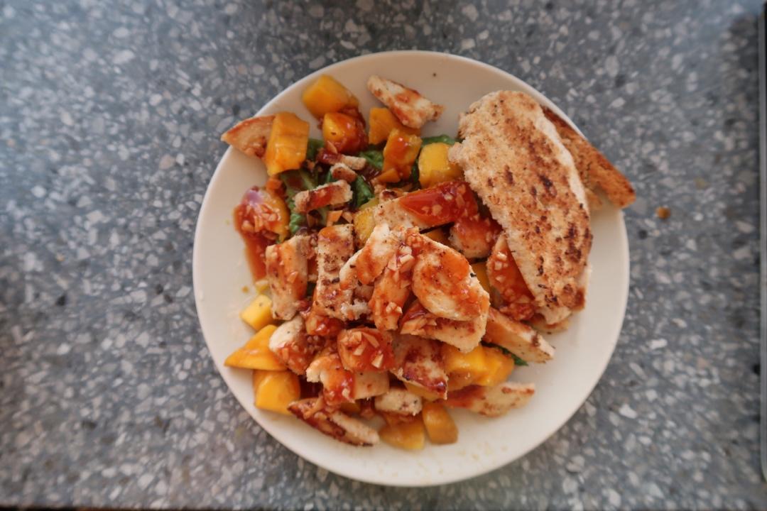 芒果甜辣鸡肉三明治or汉堡随便你【健康一手握】