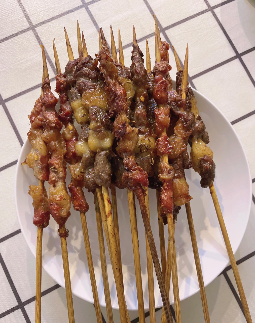 秘制烤箱版烤羊肉串