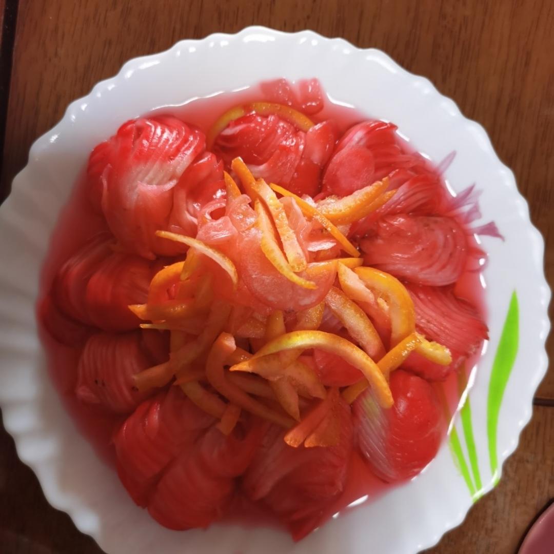 年夜饭头道菜～鸿运当头（樱桃小萝卜）