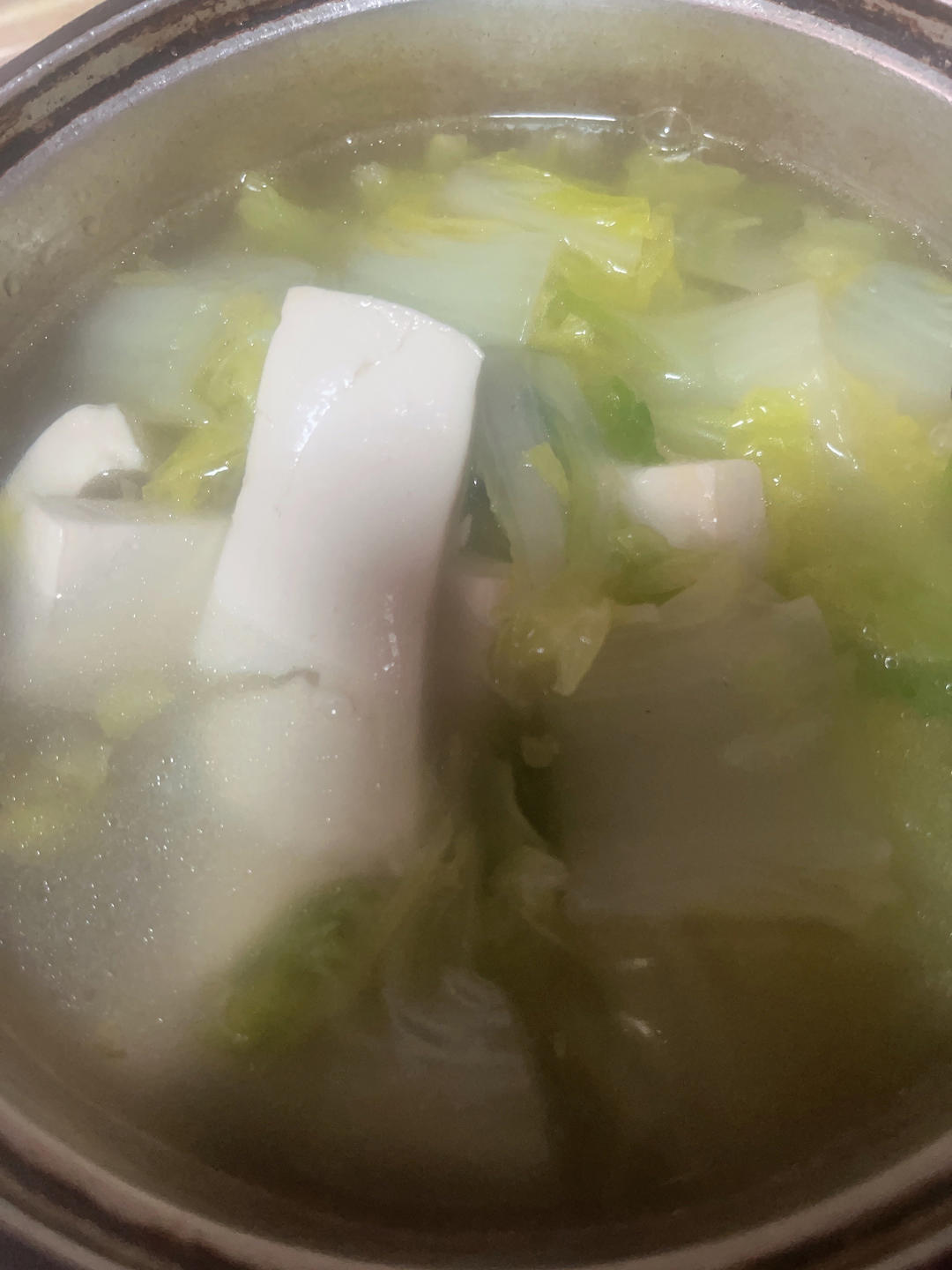 白菜豆腐汤