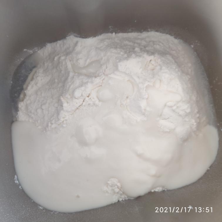 纯奶手撕吐司的做法 步骤1