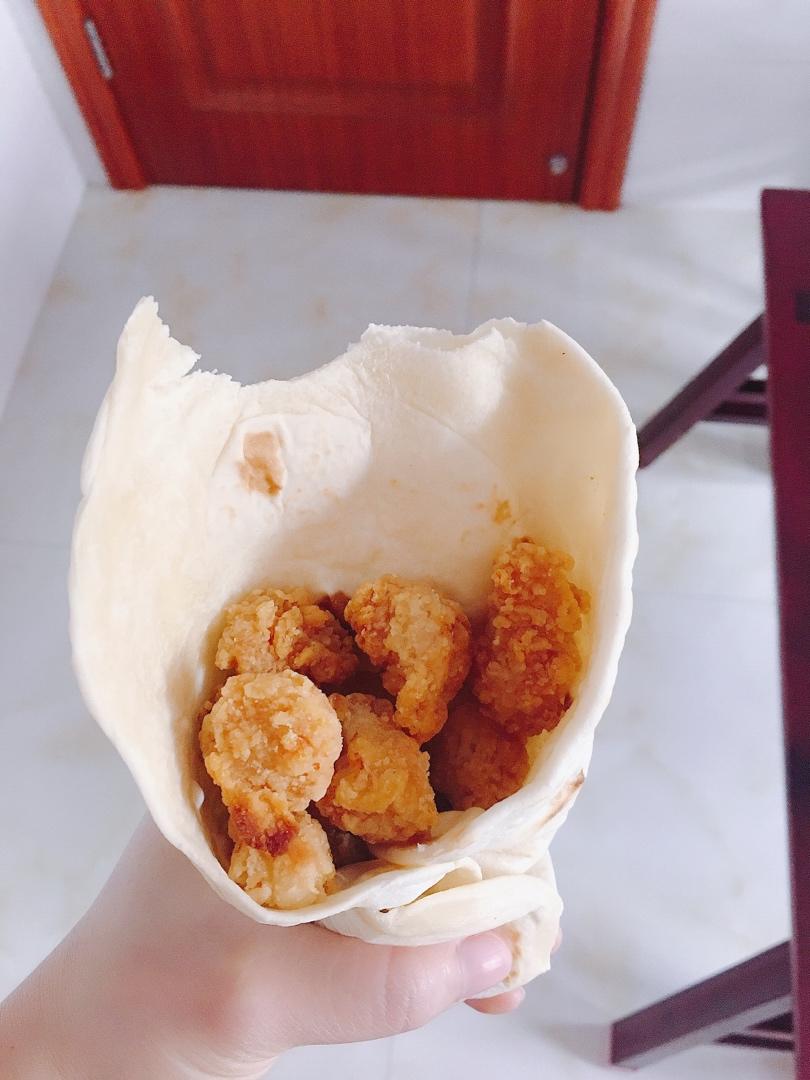 鸡肉卷皮，饼皮