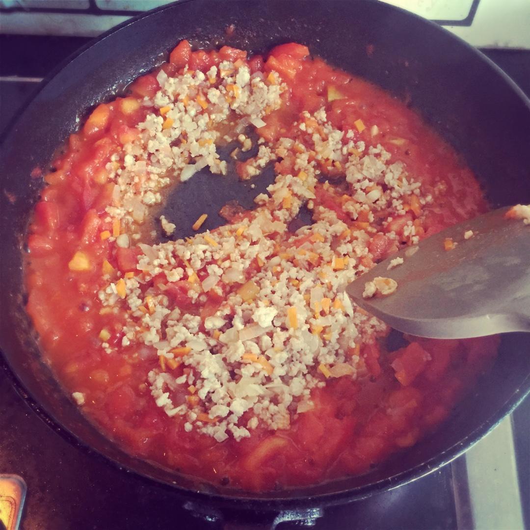 番茄🍅肉酱意面🍝🍝的做法 步骤6