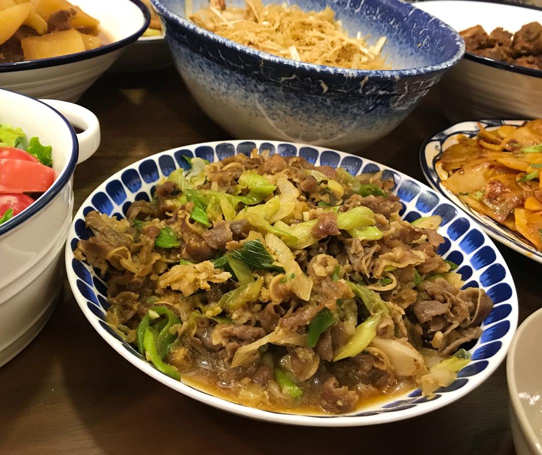 老北京葱爆（炮）羊肉