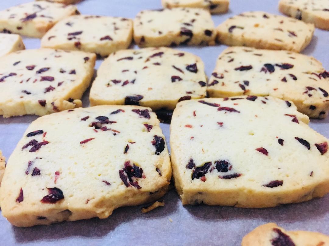 低糖少油版蔓越莓饼干