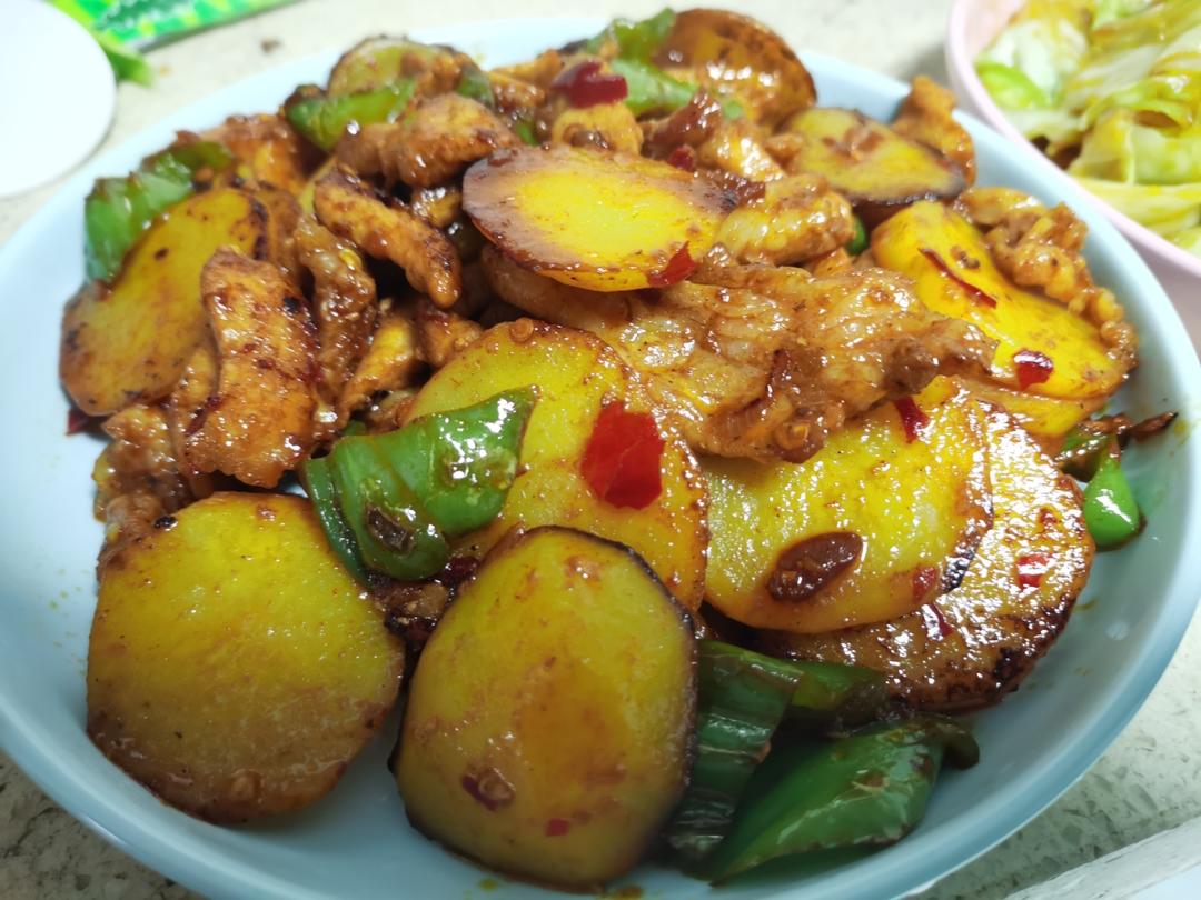 干锅土豆片