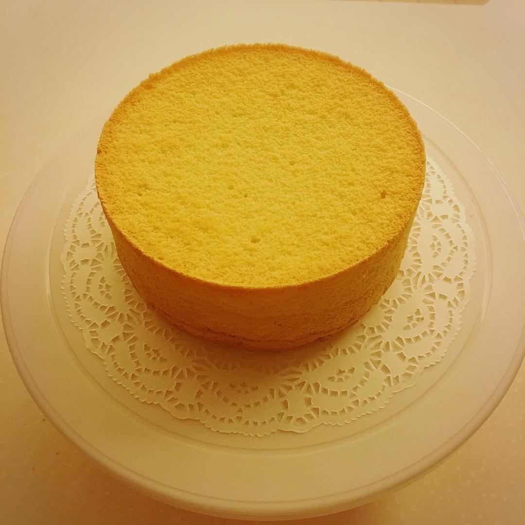6寸原味戚风蛋糕