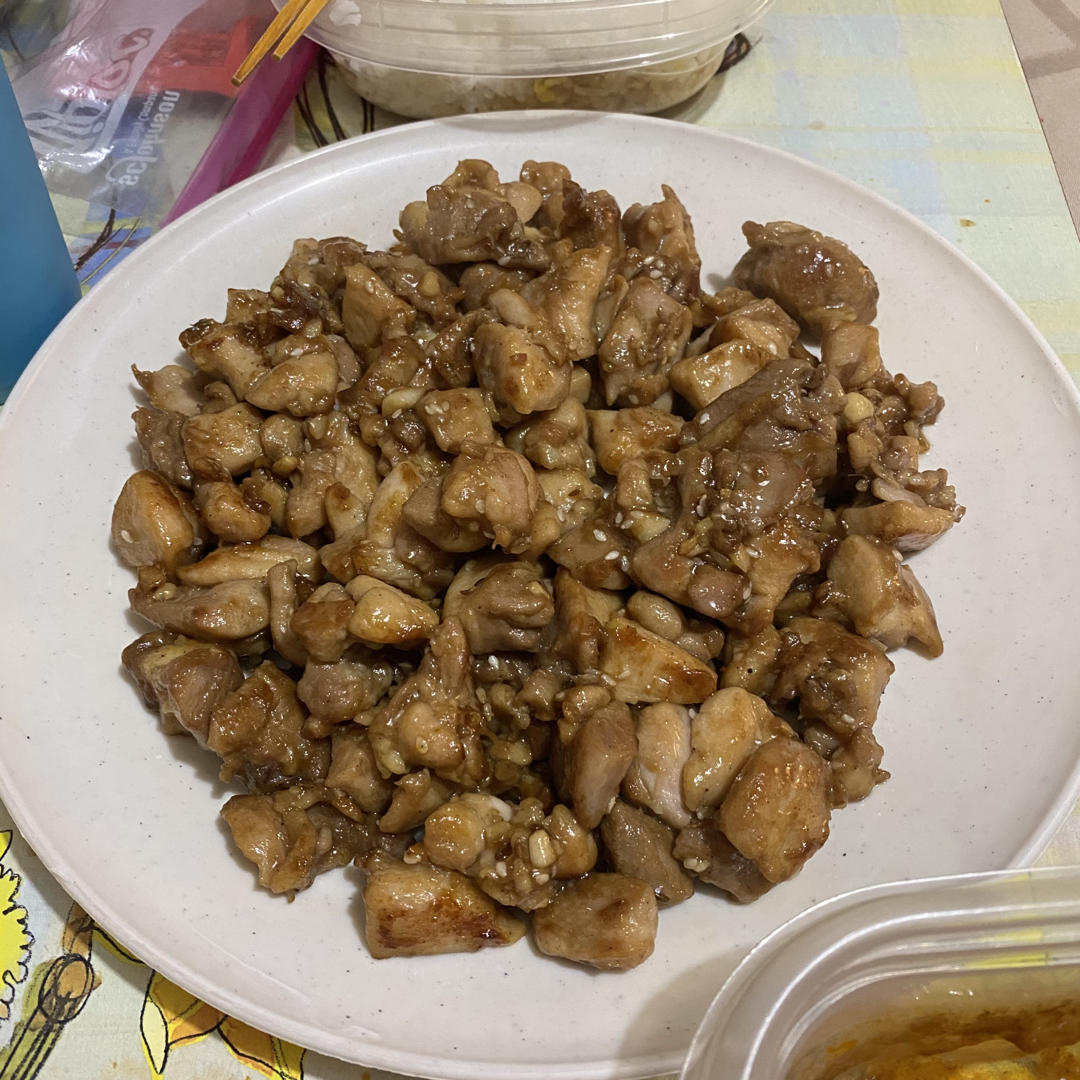 蒜香煎鸡腿肉