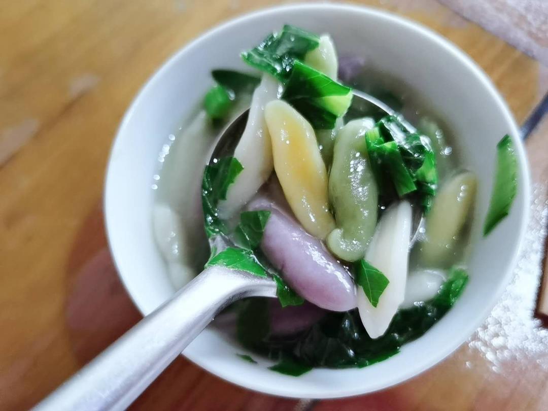 不硬不软滑溜不会坨的面疙瘩