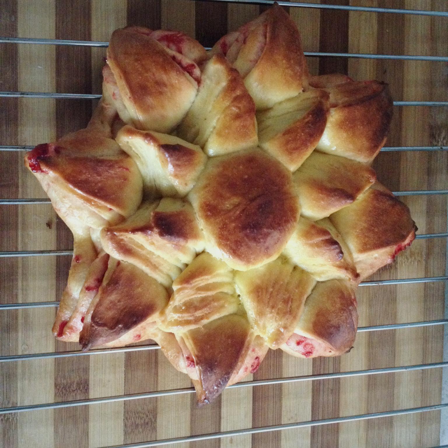 太阳花手撕面包