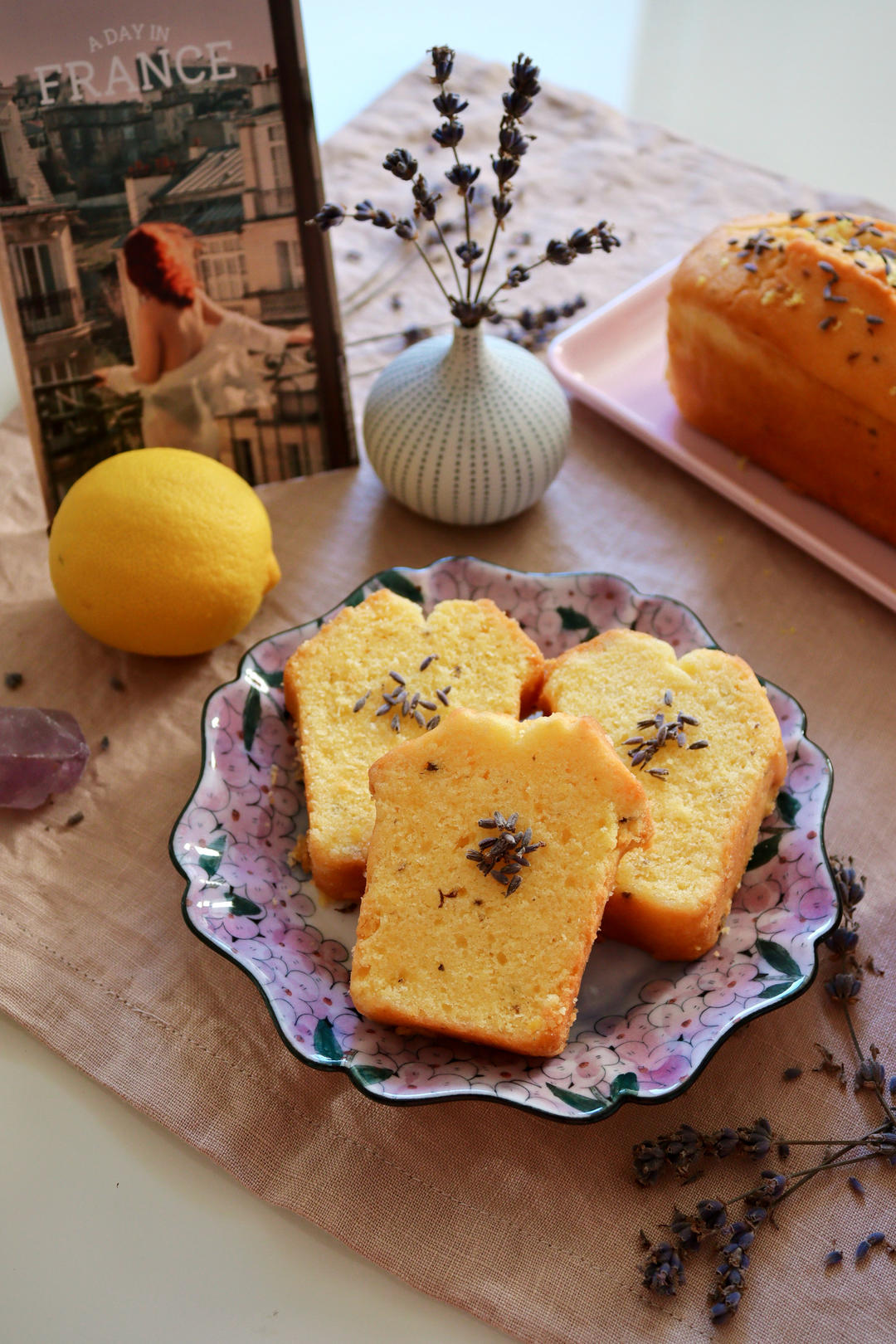 唐顿庄园同款薰衣草柠檬下午茶蛋糕tea cake