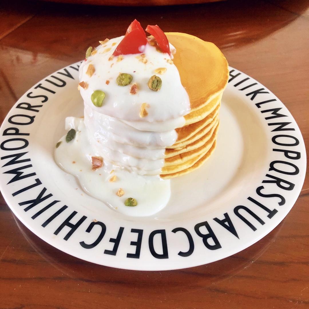 奶香四溢酸奶松饼