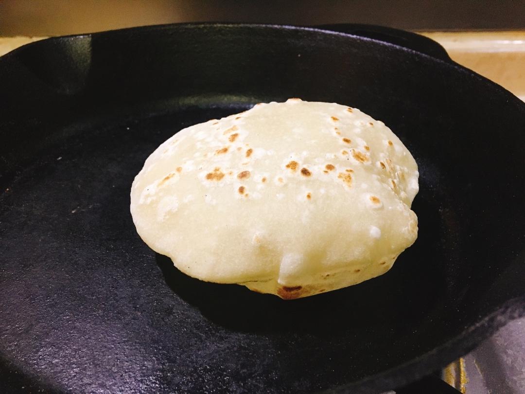 无油高萌气球饼~Roti，Phulka印度薄饼，中式单饼