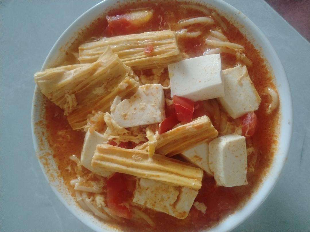 番茄豆腐汤