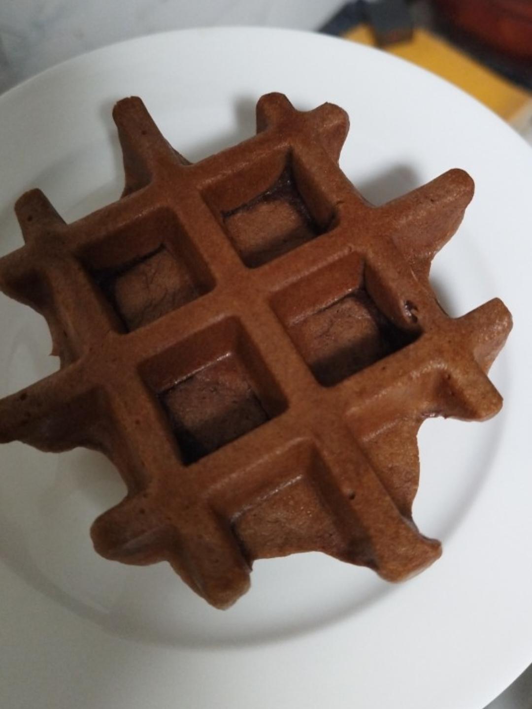 巧克力糯米华夫饼（含详细步骤图）