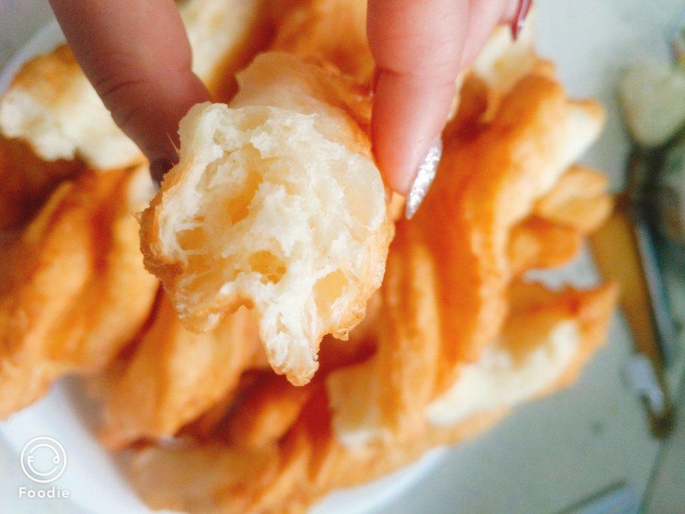 自制无泡打粉油条