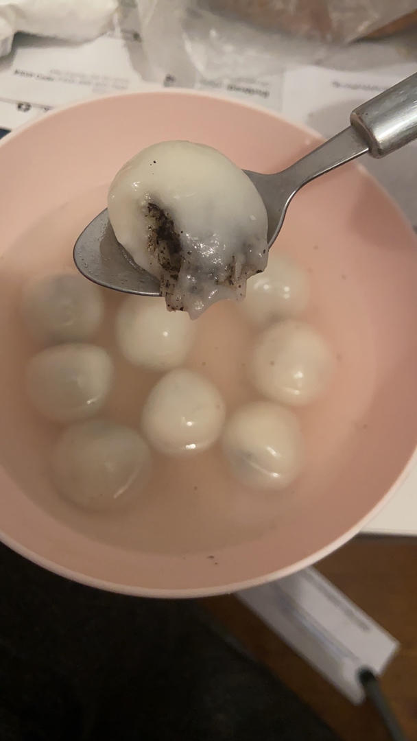 milaa做的黑芝麻汤圆