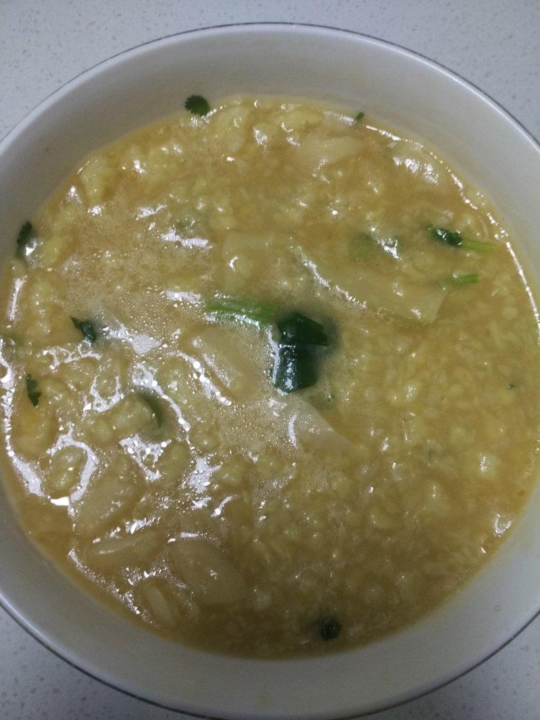 教你不用水搅面的疙瘩汤