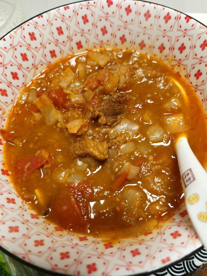 番茄土豆炖牛腩