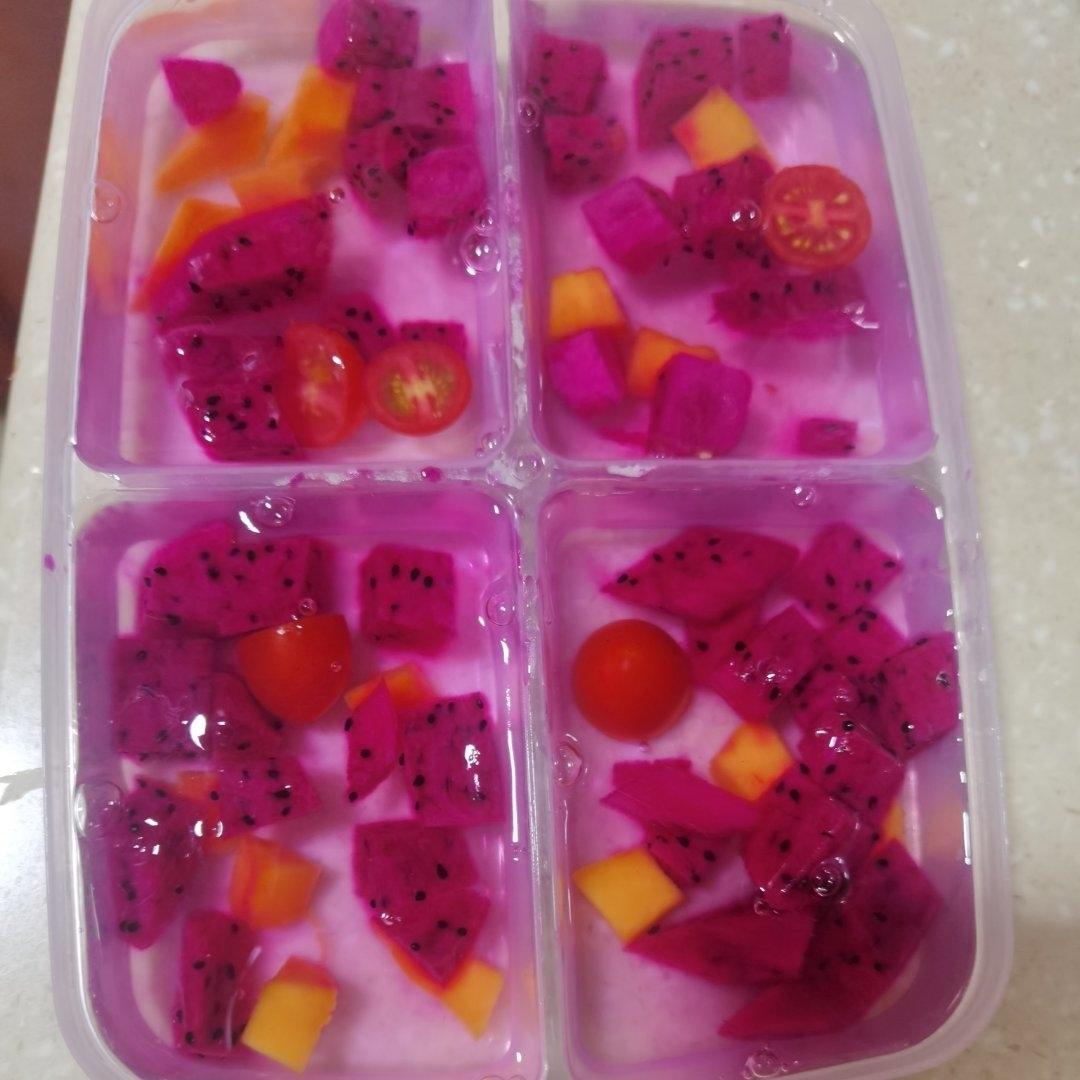 可以摆摊的水果布丁