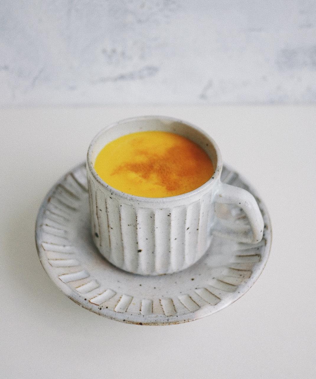 肉桂南瓜牛奶饮