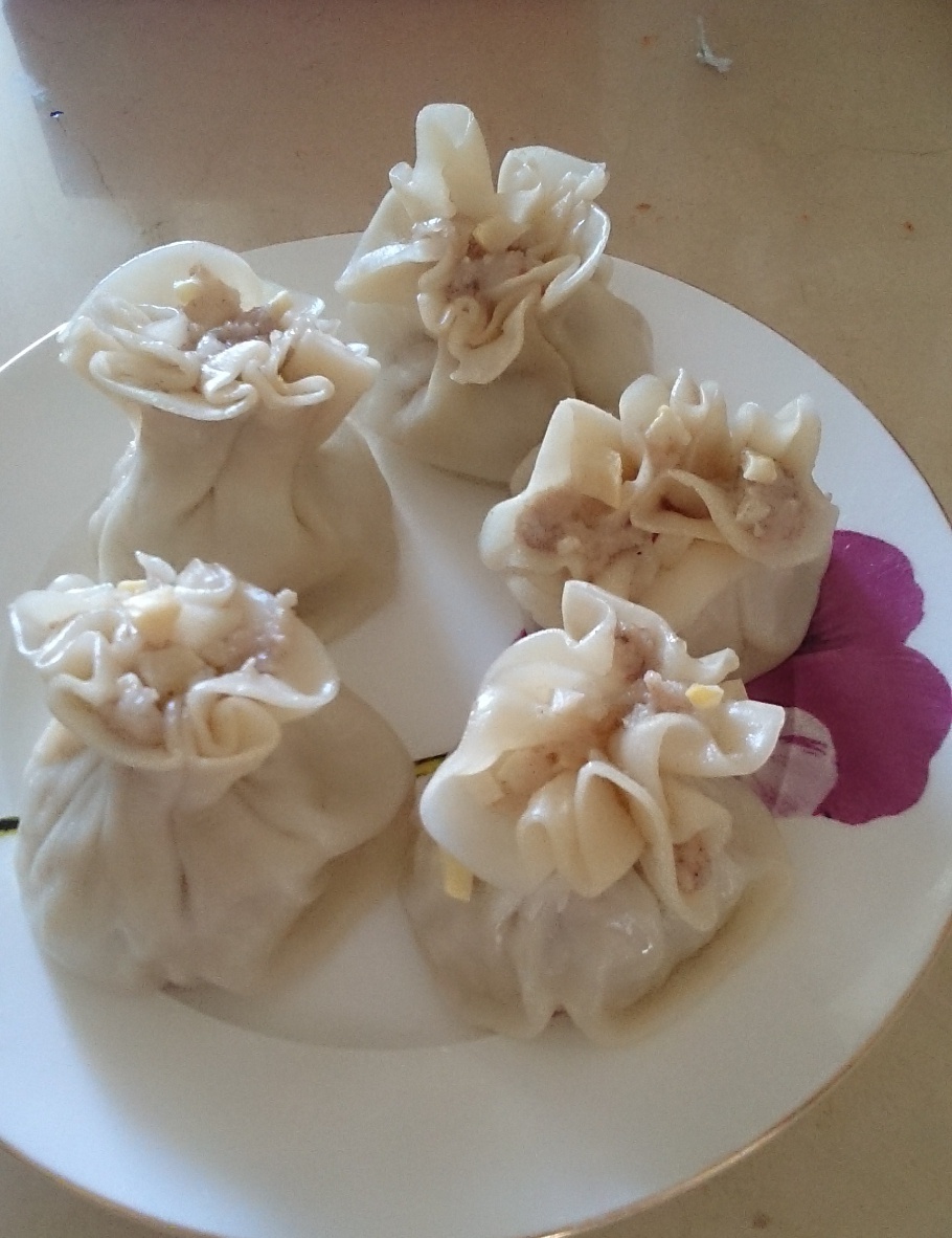 冬笋鲜肉烧卖（馄饨皮版）