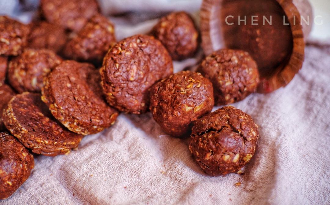 快手巧克力燕麦酥(代餐饱腹实力派)