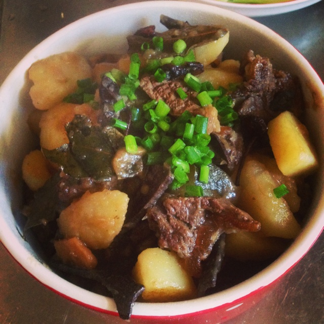 土豆炖牛肉